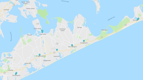 Hamptons Map